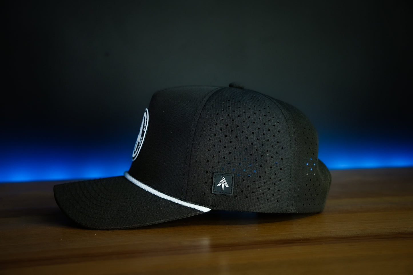 SHOOT MORE WORRY LESS HAT BLACK