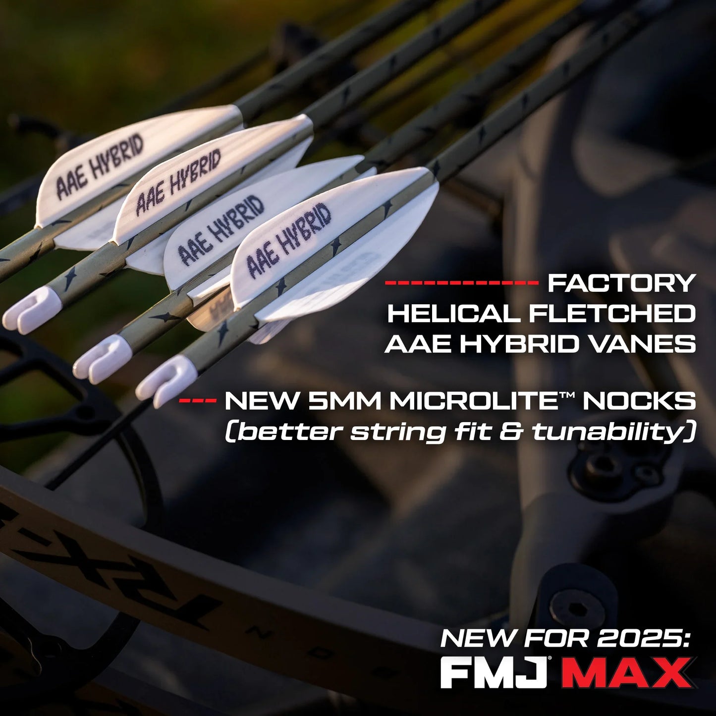 Easton 5MM FMJ MAX FACTORY FLETCHED 6 pack