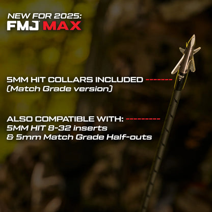 Easton 5MM FMJ MAX FACTORY FLETCHED 6 pack